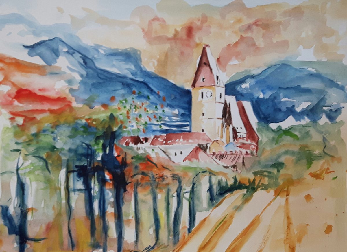 Weißenkirchen  –  Aquarell