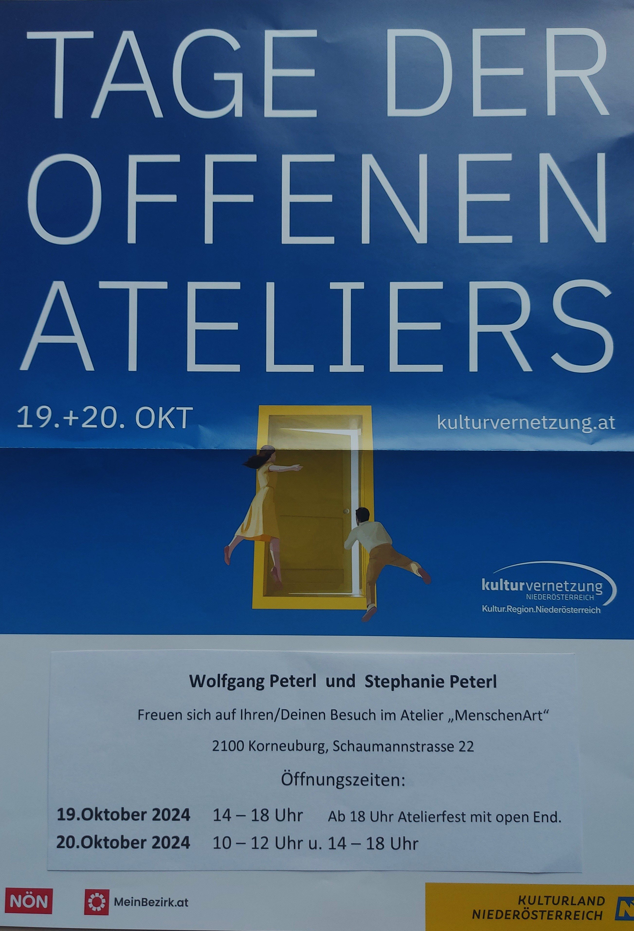 19. u. 20. Oktober 2024-Tage der offenen Ateliers !